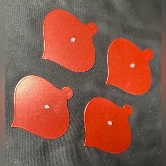 🎄❤️🎄 NEW Christmas Ornament Shape Metal Magnets Ready to Personalize 3 Colo… - Picture 8 of 9
